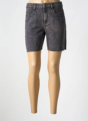Short tissage denim gris CHLOÉ STORA femme