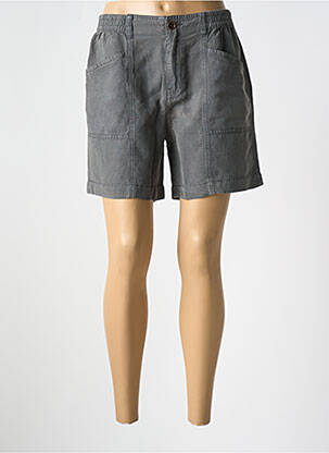 Short coupe droite gris MKT STUDIO femme