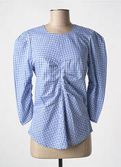 Blouse bleu SANFASON pour femme seconde vue