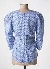 Blouse bleu SANFASON pour femme seconde vue
