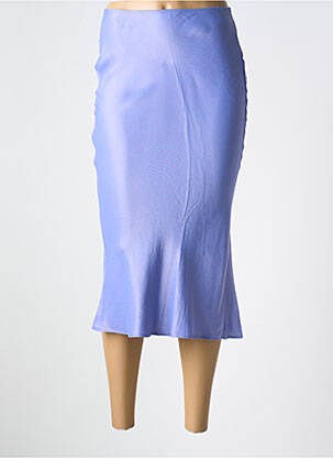 Jupe mi-longue violet SAMSOE & SAMSOE pour femme