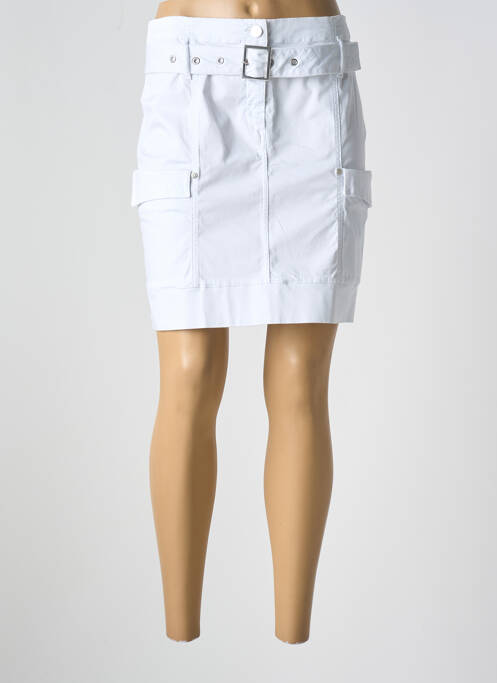 Jupe courte blanc EVA KAYAN pour femme