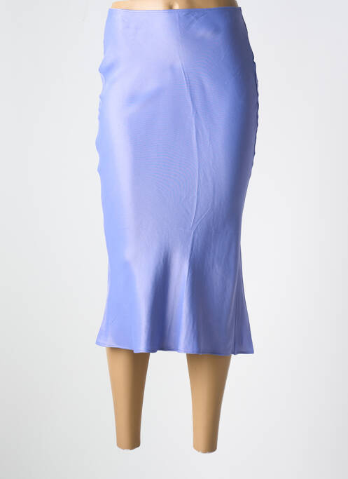 Jupe mi-longue violet SAMSOE & SAMSOE pour femme