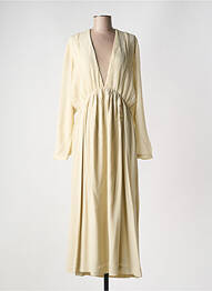 Robe longue manches longues manches longues beige KARMA KOMA femme
