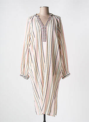 Robe longue manches longues manches longues beige MKT STUDIO femme