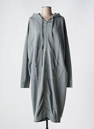 Veste casual col rond gris LIV BERGEN femme