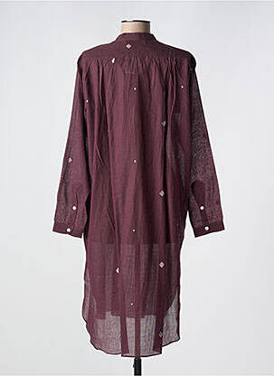 Tunique manches longues légère et transparente rouge MOIS MONT femme