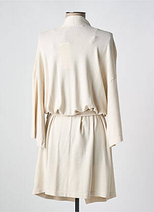 Gilet manches longues stretch beige SUMMUM femme