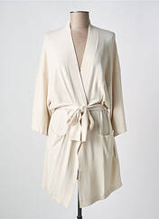 Gilet manches longues beige SUMMUM pour femme seconde vue