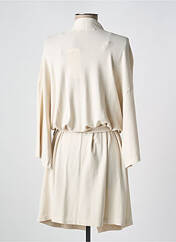 Gilet manches longues beige SUMMUM pour femme seconde vue