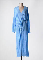 Robe longue bleu SECOND FEMALE pour femme seconde vue