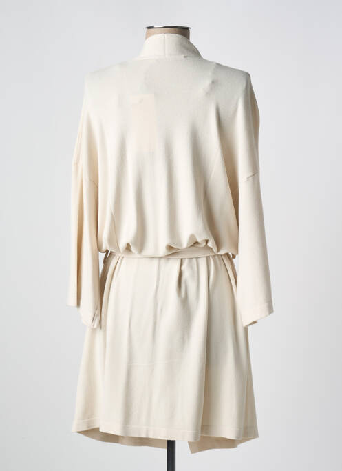 Gilet manches longues beige SUMMUM pour femme