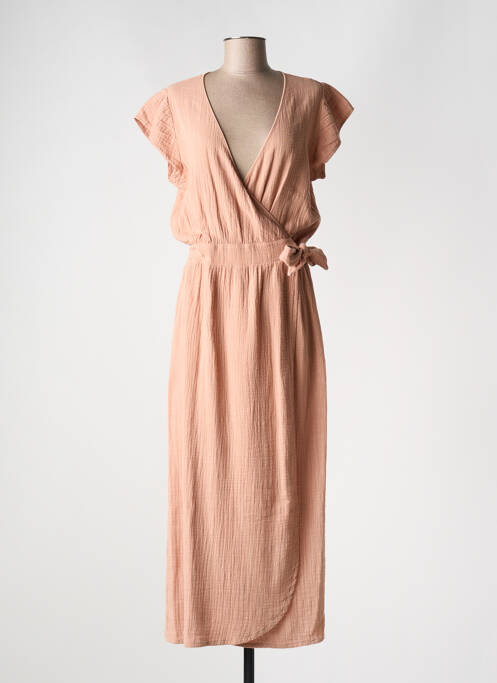 Robe longue rose DROLATIC pour femme