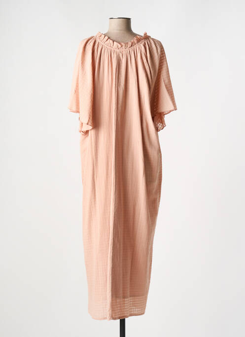 Robe longue rose DROLATIC pour femme