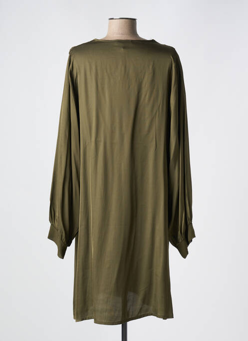 Robe mi-longue vert PAKO LITTO pour femme