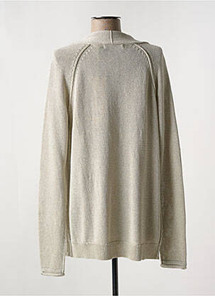 Gilet manches longues col châle gris BEAUMONT femme