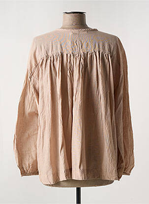 Blouse col rond manches longues rose RABENS SALONER femme