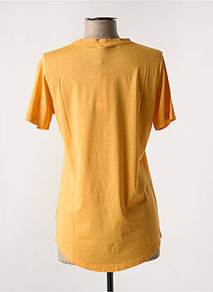 T-shirt sérigraphie manches courtes orange PENN & INK N.Y femme