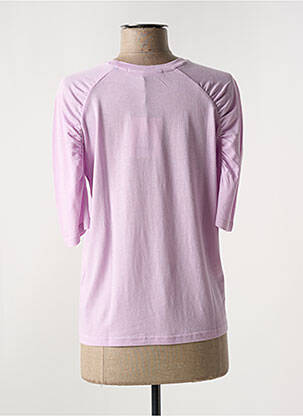 T-shirt stretch manches courtes violet SECOND FEMALE femme