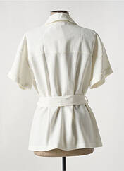 Tunique manches courtes beige LAUREN VIDAL pour femme seconde vue