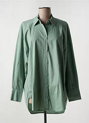 Tunique manches longues vert JEFF pour femme seconde vue