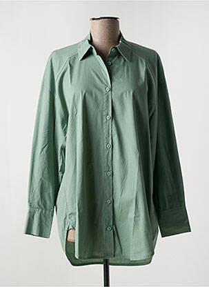 Tunique manches longues vert JEFF pour femme