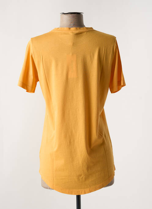 T-shirt sérigraphie manches courtes orange PENN & INK N.Y femme