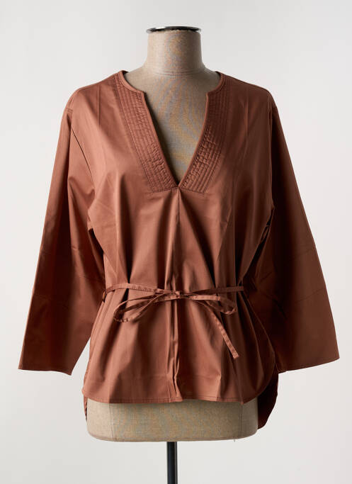 Blouse marron SUMMUM pour femme