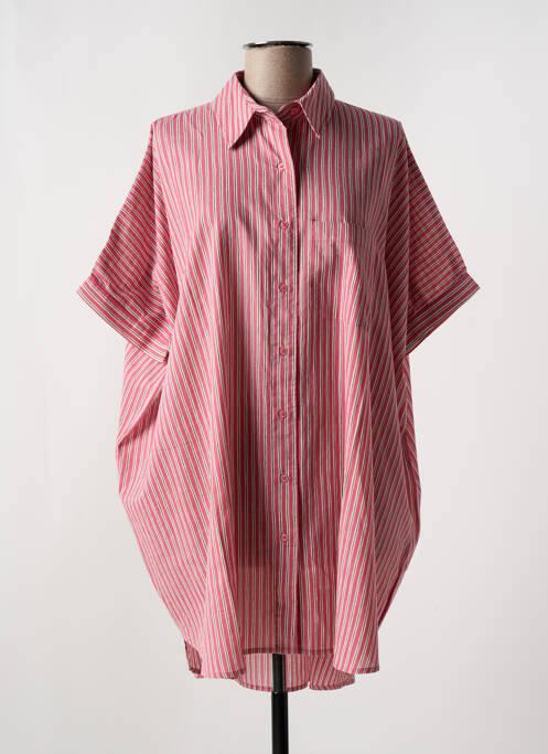 Tunique manches courtes rose CHARLIE JOE pour femme