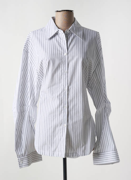 Tunique manches longues gris SECOND FEMALE pour femme