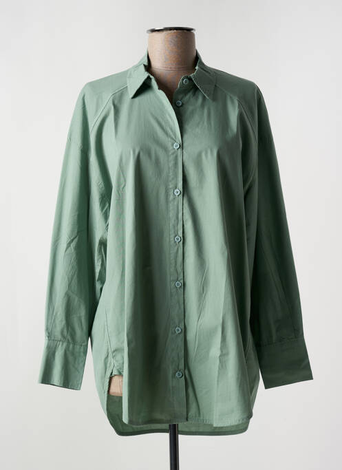 Tunique manches longues vert JEFF pour femme