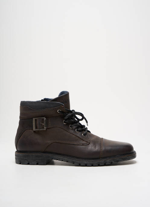 Bottines/Boots marron BUGATTI pour homme