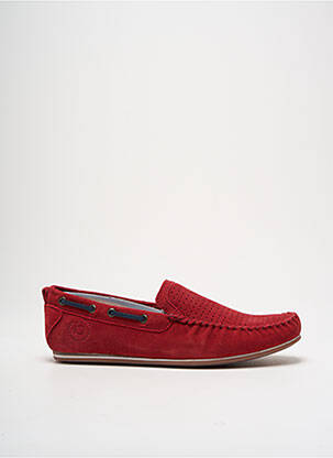Mocassins rouge BUGATTI pour homme