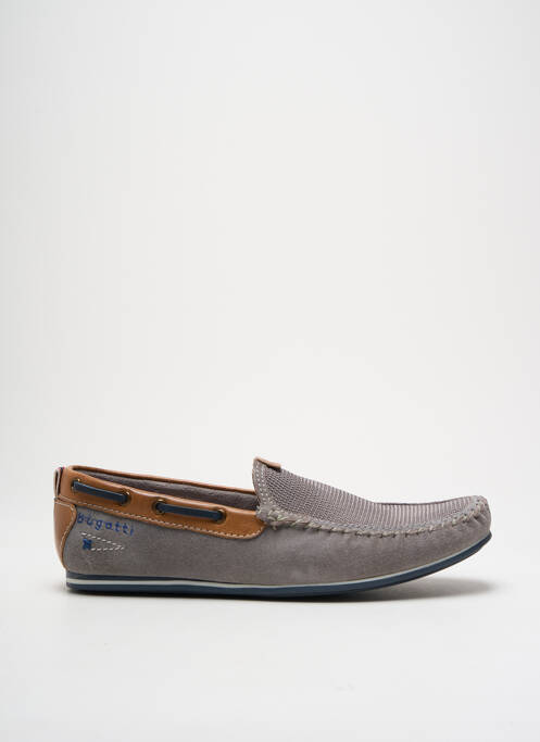 Mocassins gris BUGATTI pour homme