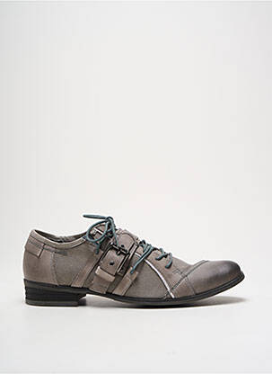 Derbies bout pointu talon bas gris KDOPA homme