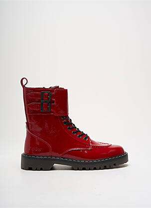 Bottines/Boots rouge KICKERS pour femme