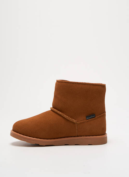 Bottines/boots fourrée bout rond marron KICKERS fille