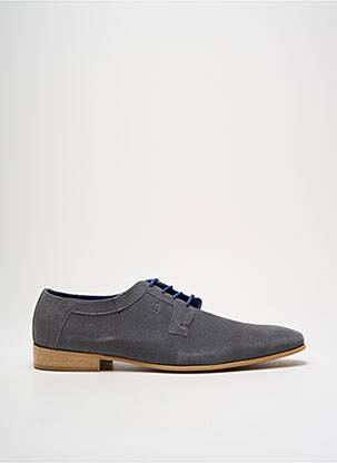 Derbies nubuck talon bas gris AZZARO homme