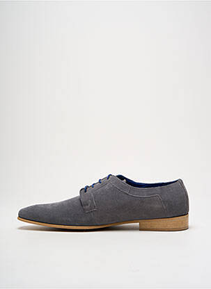 Derbies nubuck talon bas gris AZZARO homme