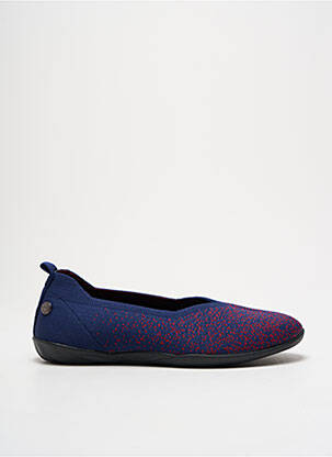 Ballerines bout rond talon plat jusqu'à 3cm bleu BERNIE MEV femme