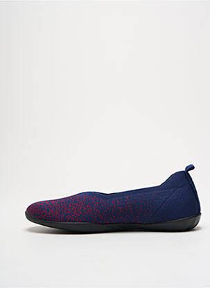 Ballerines bout rond talon plat jusqu'à 3cm bleu BERNIE MEV femme