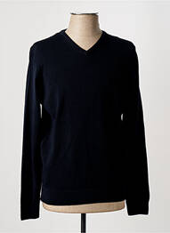 Pull col v manches longues bleu MONTE CARLO homme