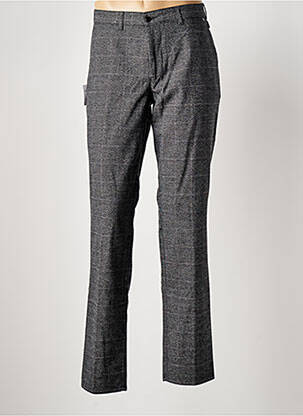 Pantalon slim tissage popeline gris BRÜHL homme