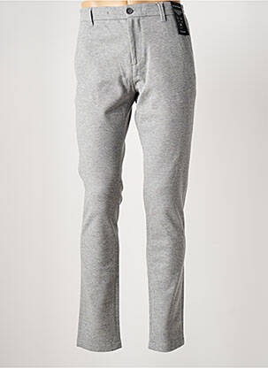Pantalon slim stretch taille normale gris TOM TAILOR homme
