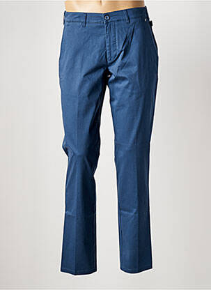 Pantalon chino stretch taille normale bleu BRÜHL homme
