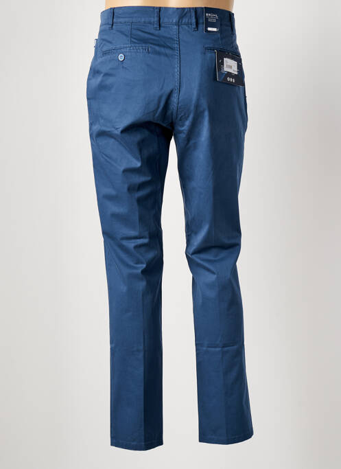 Pantalon chino stretch taille normale bleu BRÜHL homme