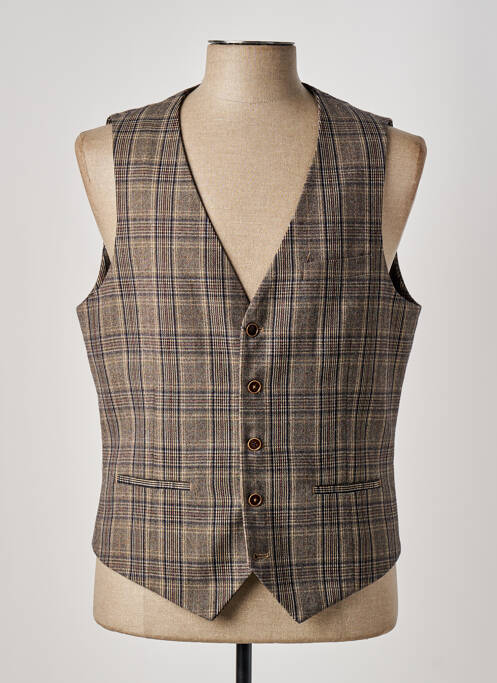 Gilet sans manche marron HAFNIUM pour homme