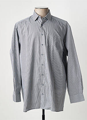 Chemise manches longues noir JUPITER pour homme