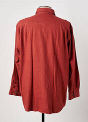 Chemise manches longues orange JUPITER pour homme seconde vue