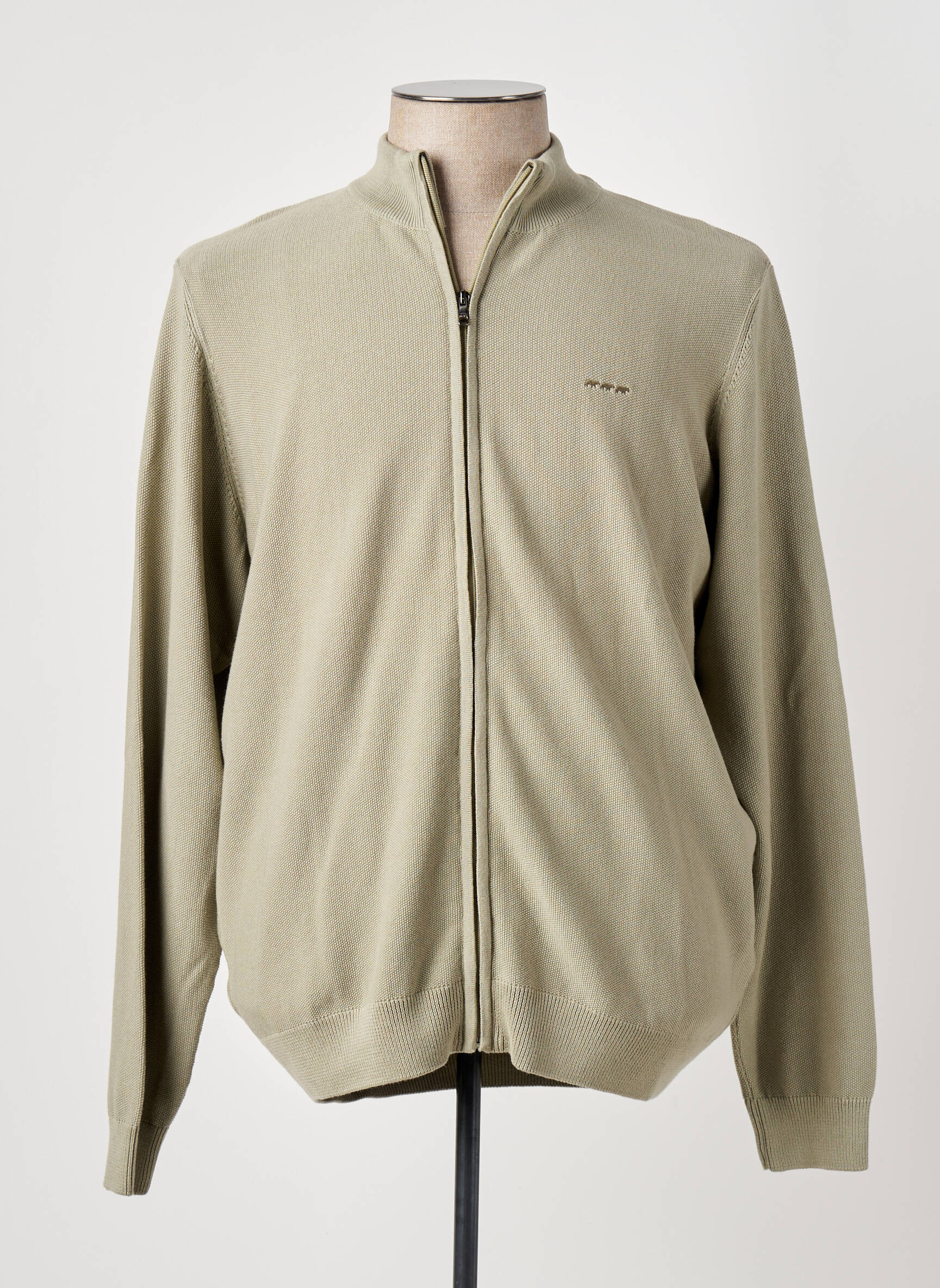 Gilet Manches Longues Manches Longues Vert Mise Au Green Homme